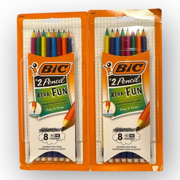 BIC Intensity Permanent Markers 2 Xtra Fun Pencils Sets - Picture 5 of 7